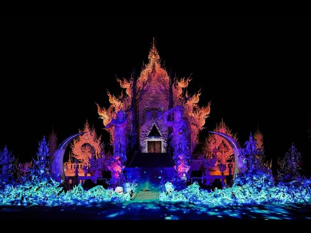 White Temple Projection Mapping