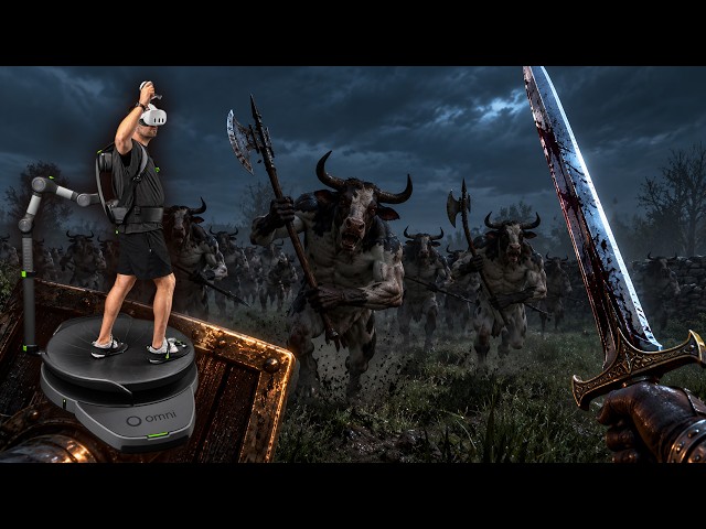 We Survived Diablo 2's Cow Level on a VR Treadmill!