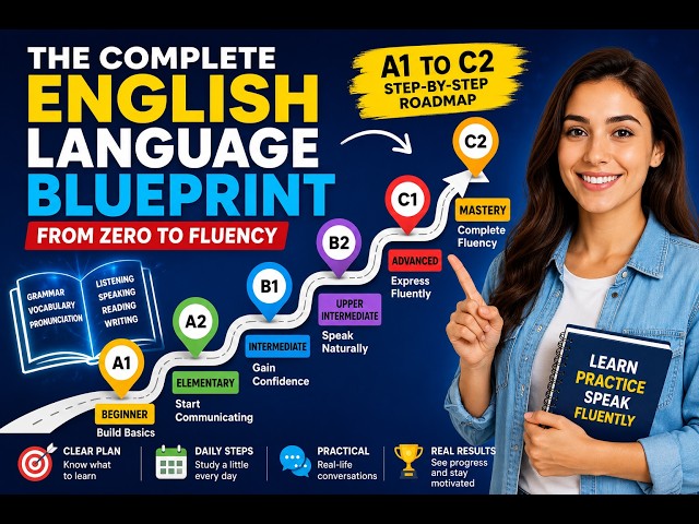 The Complete English Language Blueprint | Learn English from Zero to Fluency (A1–C2)