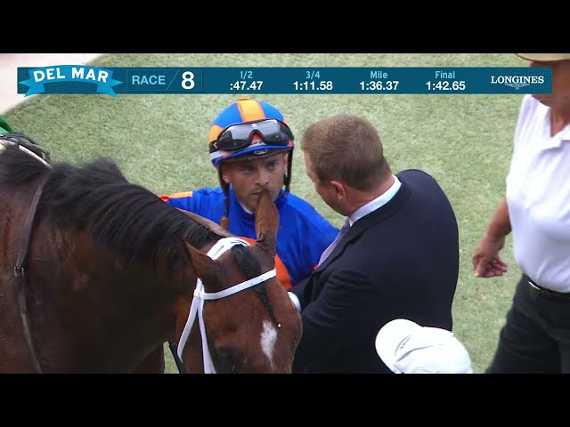 Journalism wins the San Diego Handicap G.II race 8 at Del Mar 7/18/26