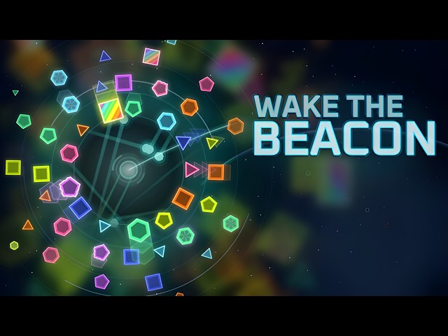 Wake the Beacon—Demo Playthrough | Fire Bouncing Shots and Crush Geometric Swarms
