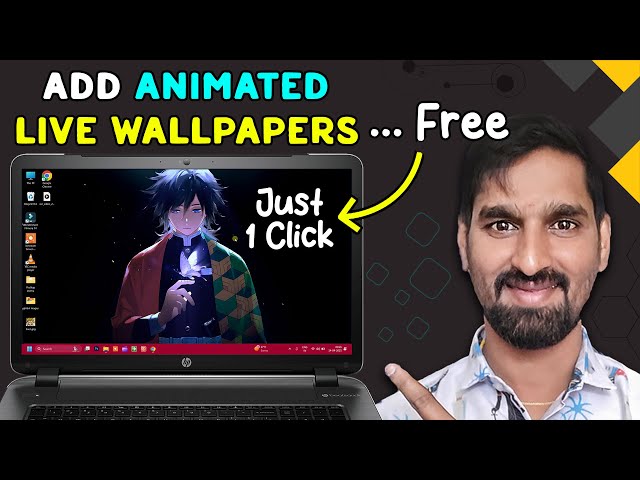 How to Set Live Wallpaper 2025 On Windows 10/11 | Set Animated Free Live Wallpapers on PC or Laptop