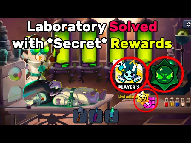 Find gus day 3 puzzle full guide + All hidden rewards , Laboratory puzzle, Brawl stars.
