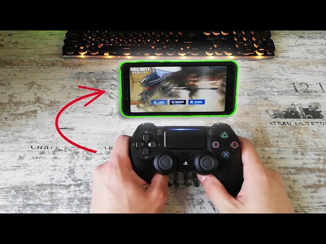 How to connect a PS4 joystick to a smartphone/How to connect a joystick to a phone/How to connect...