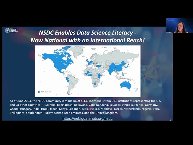 Teaching Data Science and Building Data Literacy—Nationally and Globally