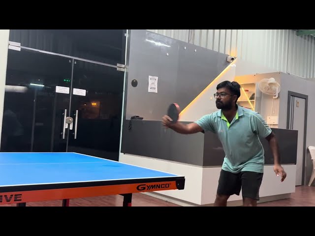 That Forehand to Backhand Switch Though. Sound ON for This Table Tennis Rally