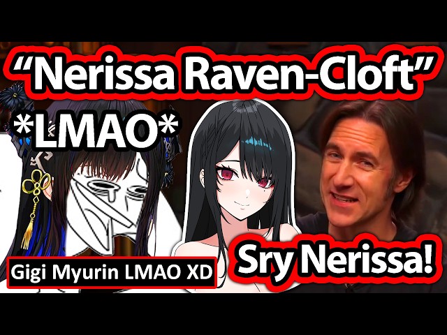 Nerissa Reaction to Matt Mercer Tries To Pronounce Hololive Members Name Is Hilarious 【Hololive】
