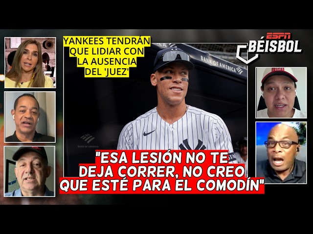 JUDGE y una BAJA SENSIBLE para los YANKEES. "NO CREO que llegue al COMODÍN" | ESPN Beisbol