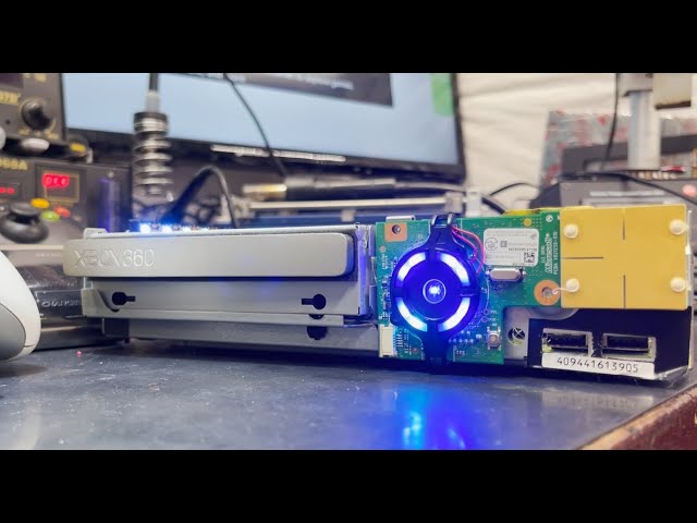 Xbox 360 Slim: изменение цвета светодиодов ROL на всех индикаторах игроков