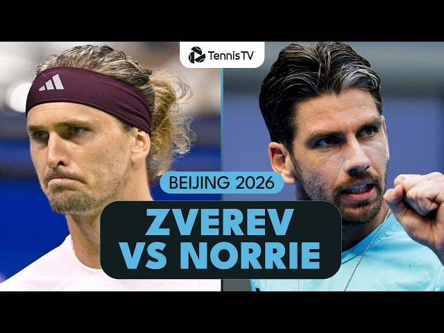 Alexander Zverev Takes On Cameron Norrie ⚔️ | Beijing 2026 Highlights