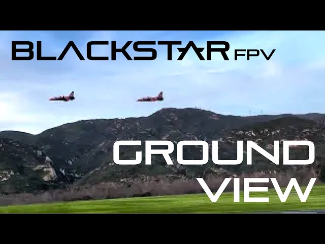 BLACKSTAR FPV Formation Practice - GROUND VIEW