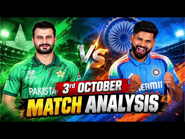 3rd October Cricket Match Analysis 