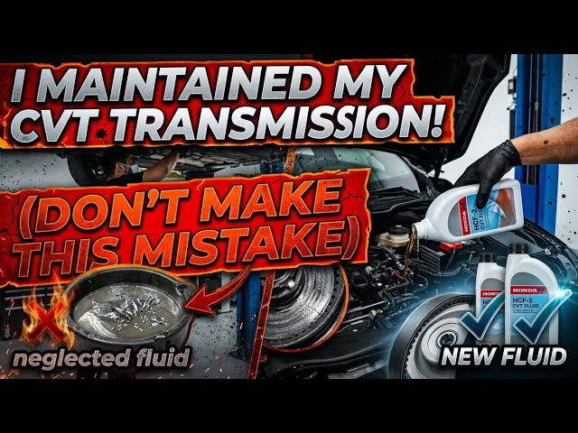 I Maintained My Honda Civic RS Turbo CVT Transmission! (Don't Make This Mistake)