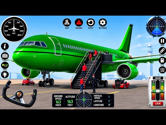 FLIGHT AIRPLANE CITY PILOT SIMULATOR - BOEING EMERGENCY LANDING GOES WRONG 🚨✈️ (Android Gameplay)