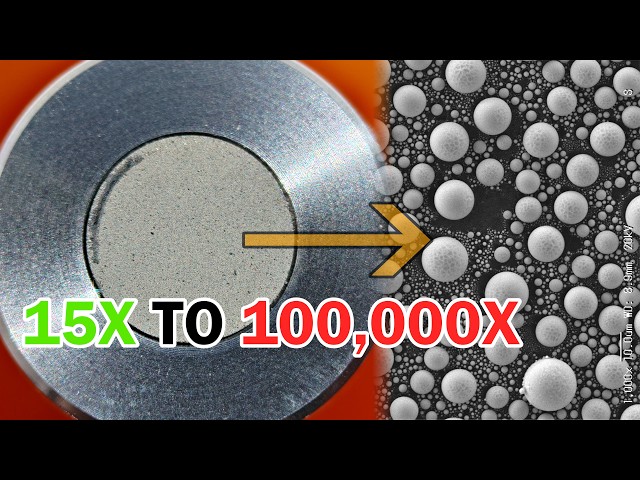 From 15x to 100,000x in one shot - Scanning Electron Microscope Experiment