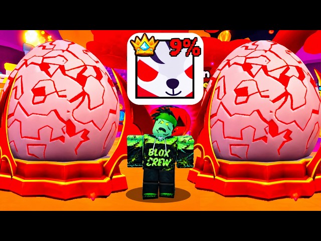 I Opened 300+ "BLOOD MOON* GIANT PUMPKINS & Got This.. (Pet Simulator 99)