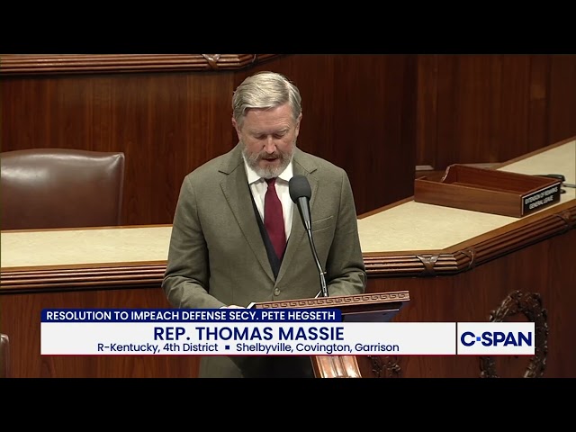 Articles of Impeachment Against Defense Secretary Hegseth
