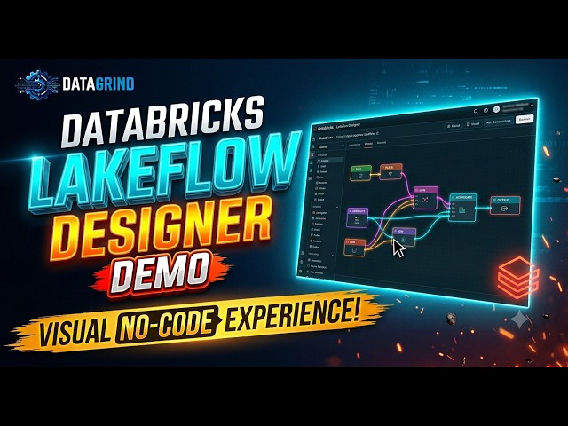 Building Databricks Pipelines Without Writing Code! (Lakeflow Designer Demo)