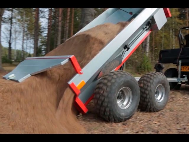 Ultratec ATV trailer with Hydraulic tipping & Polaris Ranger 570
