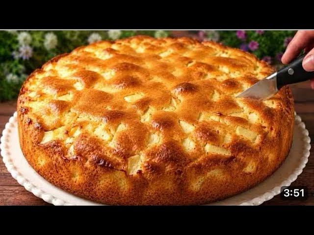 Пеките хоть Каждый день🍎Все смешал и в духовку! Самый вкусный, Быстрый и Бюджетный Яблочный пирог! 