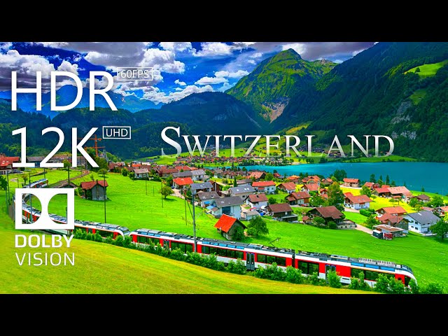 Switzerland in 12k HDR Dolby Vision - Breathtaking Scenic Beauty | 60FPS Travel Video