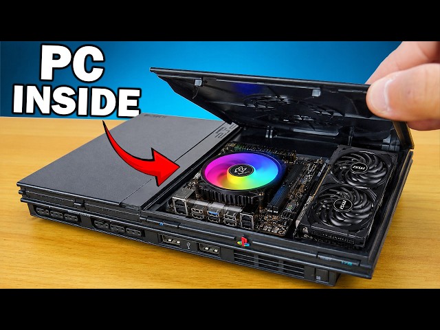 I Built a PC Inside an PS2 Slim!