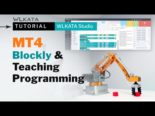 MT4 Blockly and Teaching Programming in WLKATA Studio | Step-by-Step Tutorial
