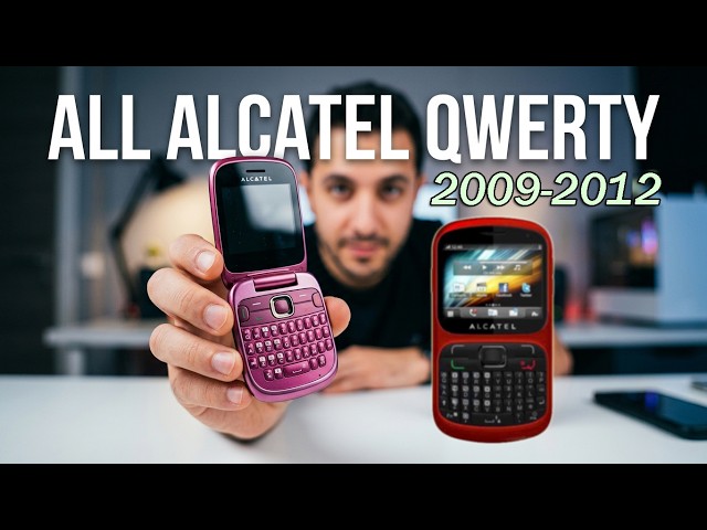 ALCATEL QWERTY PHONES ALL TOGETHER | 2009-2012