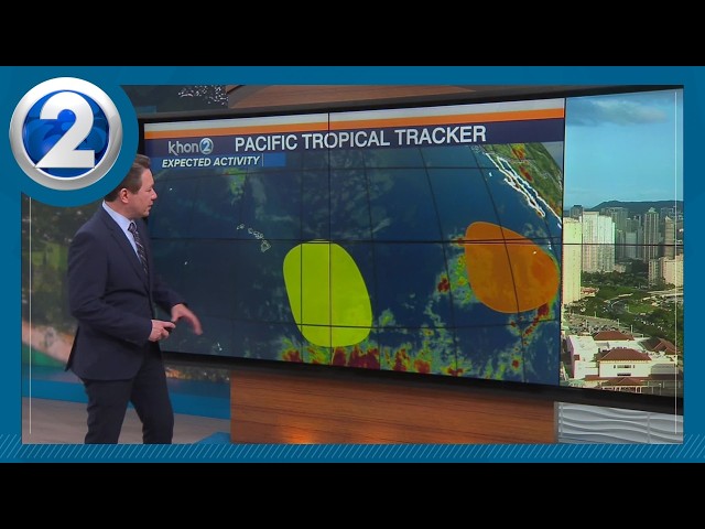 HAWAII WEATHER: Tracking more developing cyclones in the East Pacific, trade winds return Thursday