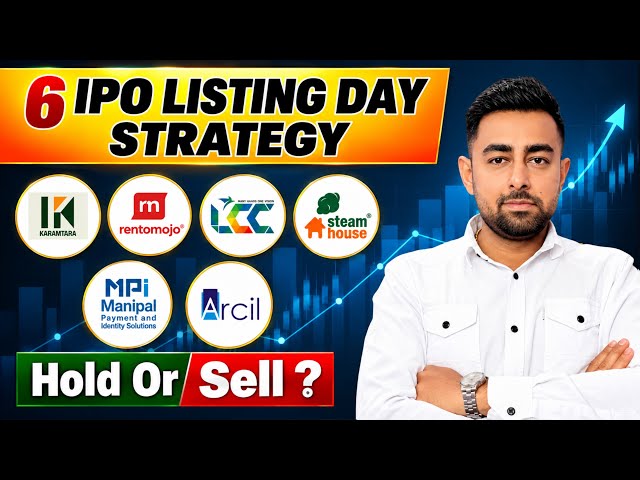 Rentomojo IPO Listing Strategy | Arcil IPO | Karamtara IPO | LCC IPO | Steam House IPO | Manipal IPO
