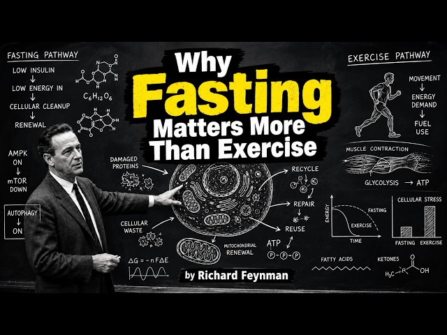 What FASTING Does to Your Cells That Exercise Can’t | Richard Feynman Explains