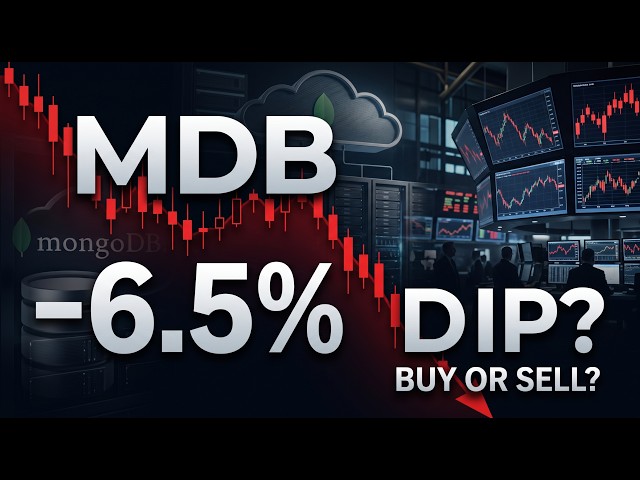 MongoDB DIP 6.5% in One Day — BUY the Dip or SELL?