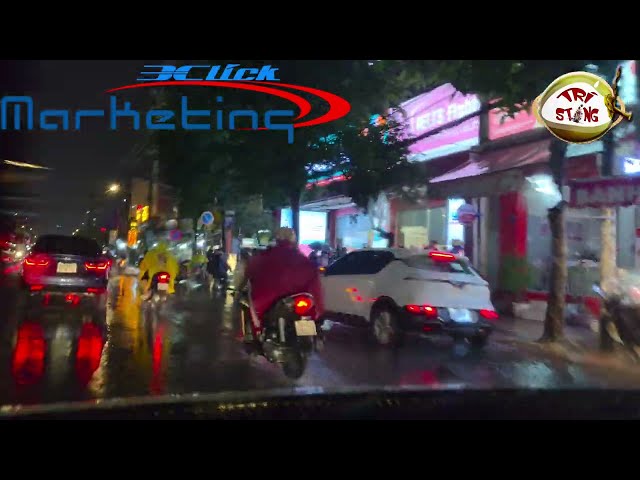 PICKING UP STING7 FROM LE ANH XUAN ELEMENTARY SCHOOL AND GETTING CAUGHT IN A RAINSTORM WITH FLOOD...
