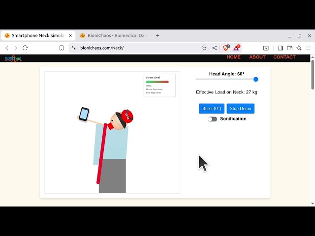 AI Codes My JavaScript App: Building a Smartphone Neck Sim