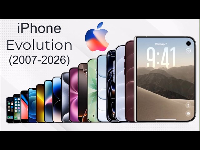 Every iPhone Evolution (2007–2026) | iPhone History & All Commercials