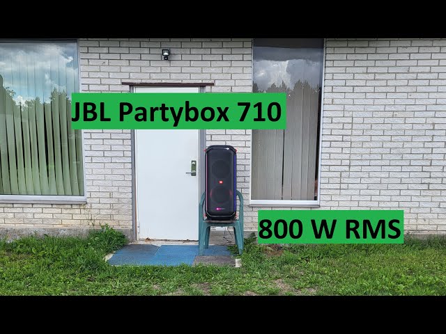 JBL Partybox 710 – любительский обзор от Макса