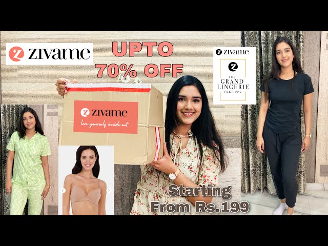 Zivame Lingerie Haul 👙 | Biggest Sale Upto 70% OFF | Bras, Panties, Nightwear, Activewear & more |