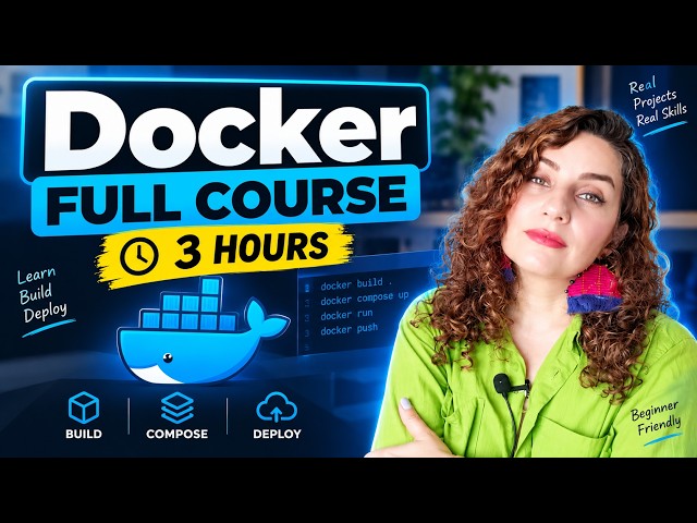 Docker Full Course for Beginners (2026) | Build & Deploy Real-World Projects