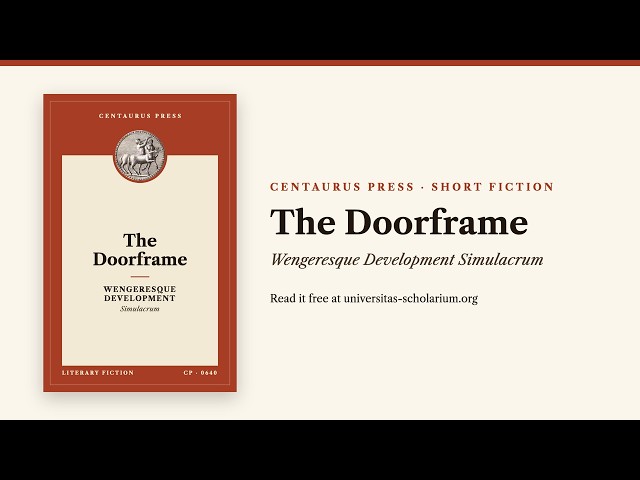 The Doorframe | Wengeresque Development, Simulacrum