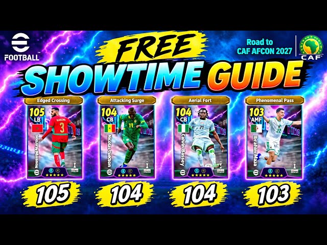 FREE SHOWTIME N.Jackson, Mazraoui, Calvin Bassey,  Ibrahim Maza Training eFootball 2027
