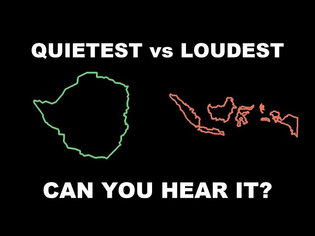 50 Countries, Quietest Border to Loudest