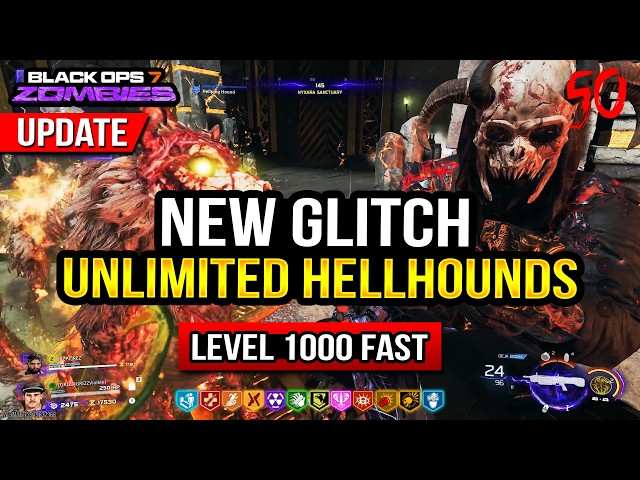 BO7 Zombies: NEW Rex Infernus Glitch! Unlimited Friendly Hellhounds Glitch (Updated)