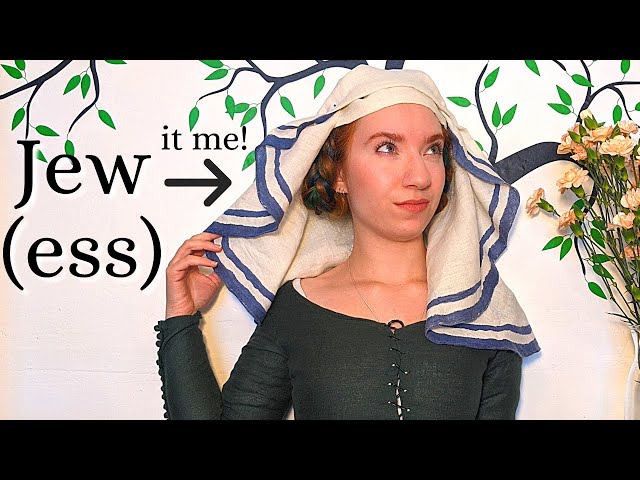 What did medieval Jews wear? 13th and 14th Century Hair and Veil tutorial
