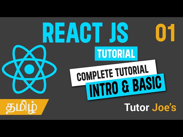 React JS Complete Tutorial in Tamil | Day - 01 | React JS in Tamil