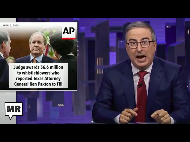 John Oliver's Ken Paxton Shredding Is A Must-See