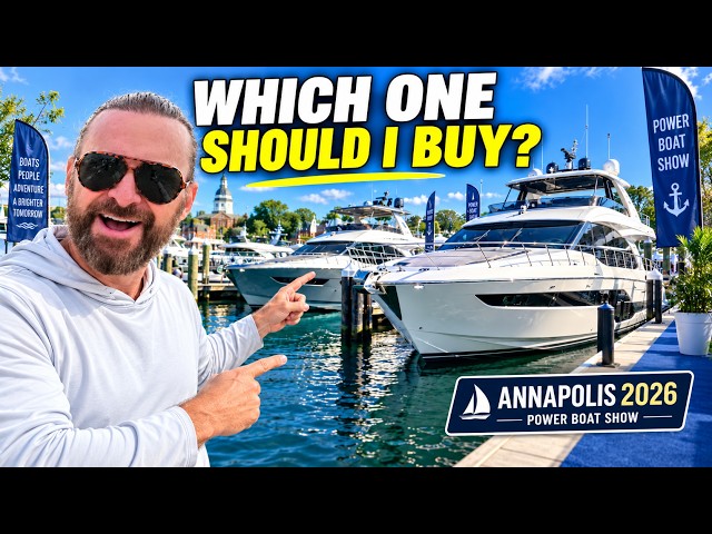 I'm Buying a POWER YACHT?! Touring the Annapolis Boat Show 2026