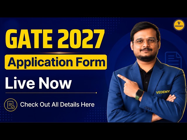 GATE 2027 Application Form Live 🚀 | Kaise Fill Kare? Complete Details | Dr Vishal Singh |