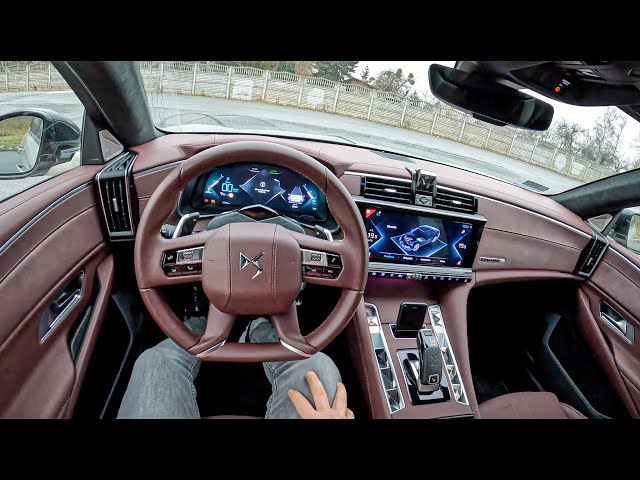 2022 DS 9 E-Tense Plug-in Hybrid [1.6 225 HP] | POV Test Drive #1038 Joe Black