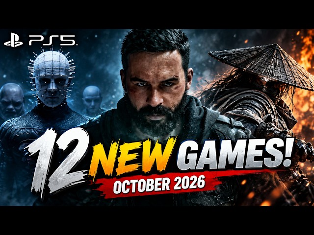 12 NEW PS5 Games Releasing in October 2026 You Can’t Miss! 🔥