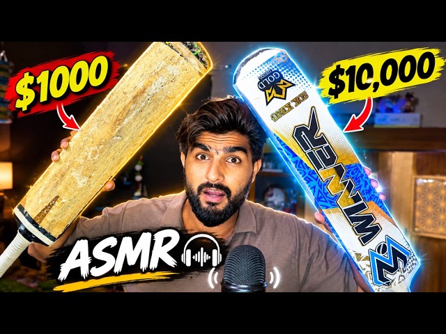 $1,000 vs $10,000 Cricket Bat ASMR